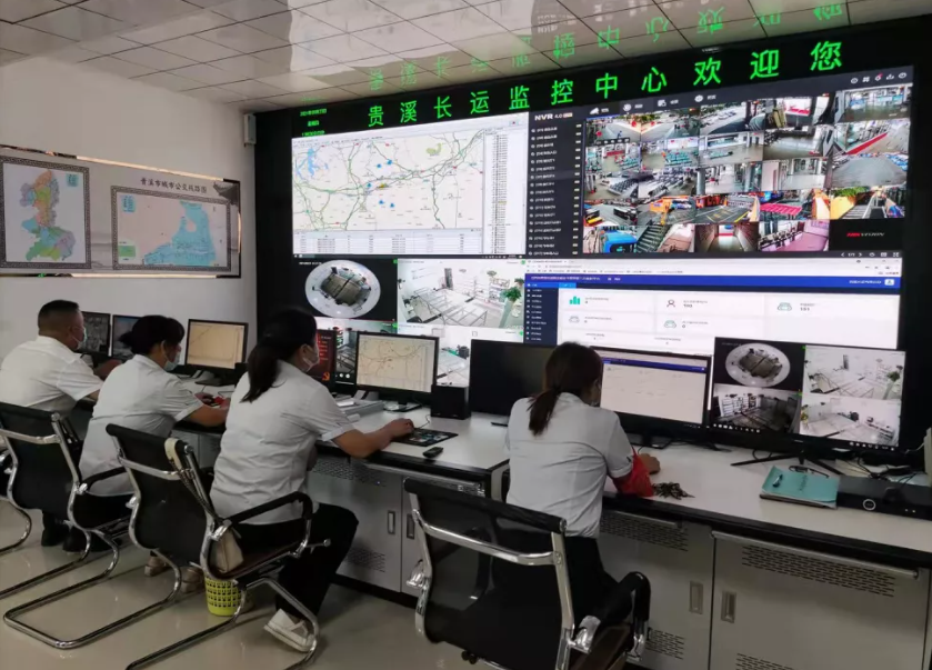 鷹潭長運(yùn)：貴溪公司監(jiān)控中心、候車大廳全彩LED顯示屏正式投入使用