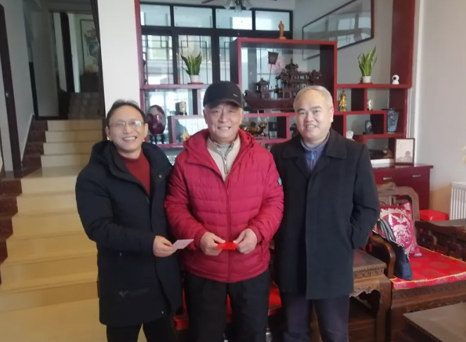 戴豪贛、劉志堅(jiān)一行走訪慰問公司老黨員、老干部