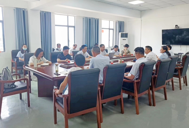 黃俊督導(dǎo)都昌公司復(fù)工復(fù)產(chǎn)、疫情防控、安全生產(chǎn)工作