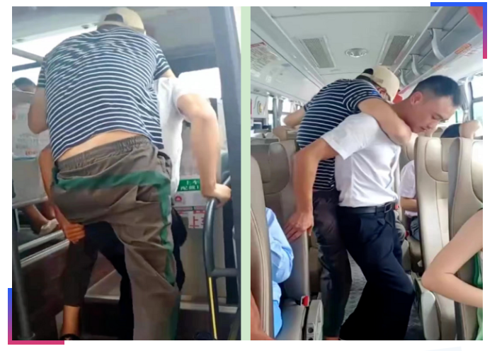 吉安長運：“小伙子，我來背你上車！”