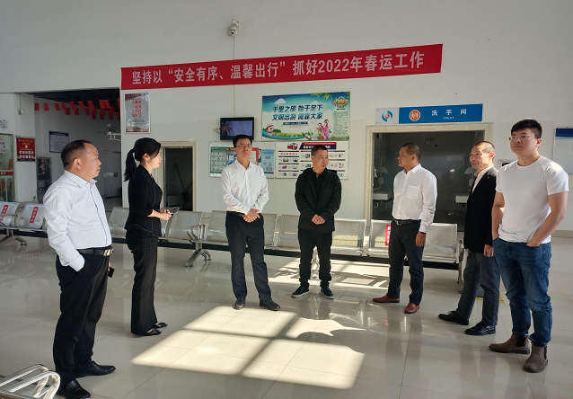 九江長運：省交通運輸廳副廳長丁光明督導共青公司二十大前疫情防控、安全維穩(wěn)工作