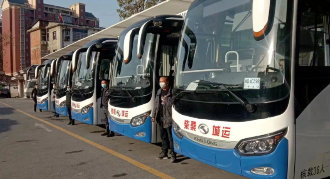 柴桑城運(yùn)公司公交新能源客車(chē)交付