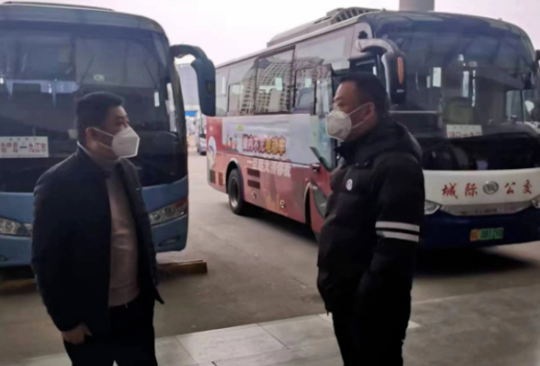 九江長運 公司領導檢查指導春運安全生產(chǎn)工作