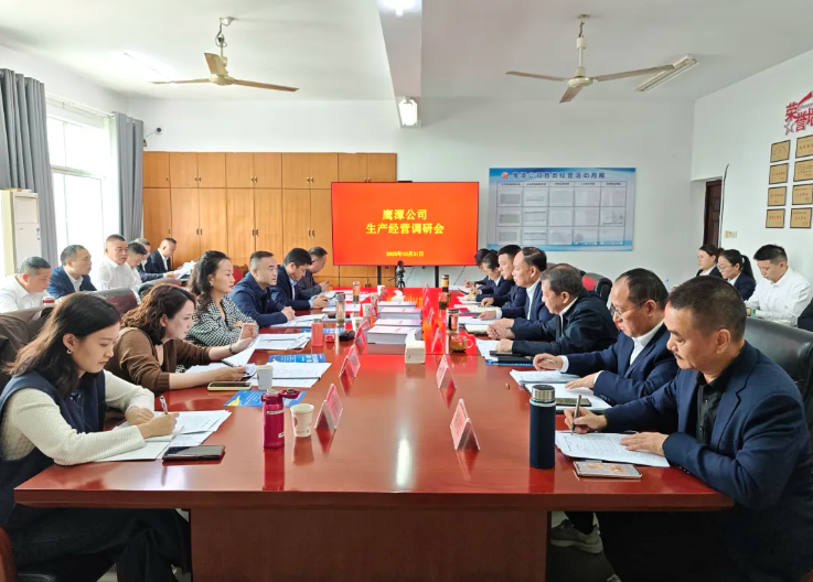 劉磊一行深入鷹潭公司開展生產(chǎn)調(diào)研