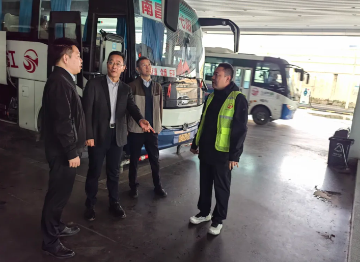 穆孫祥一行督導(dǎo)南昌全域旅游集散中心安全生產(chǎn)工作